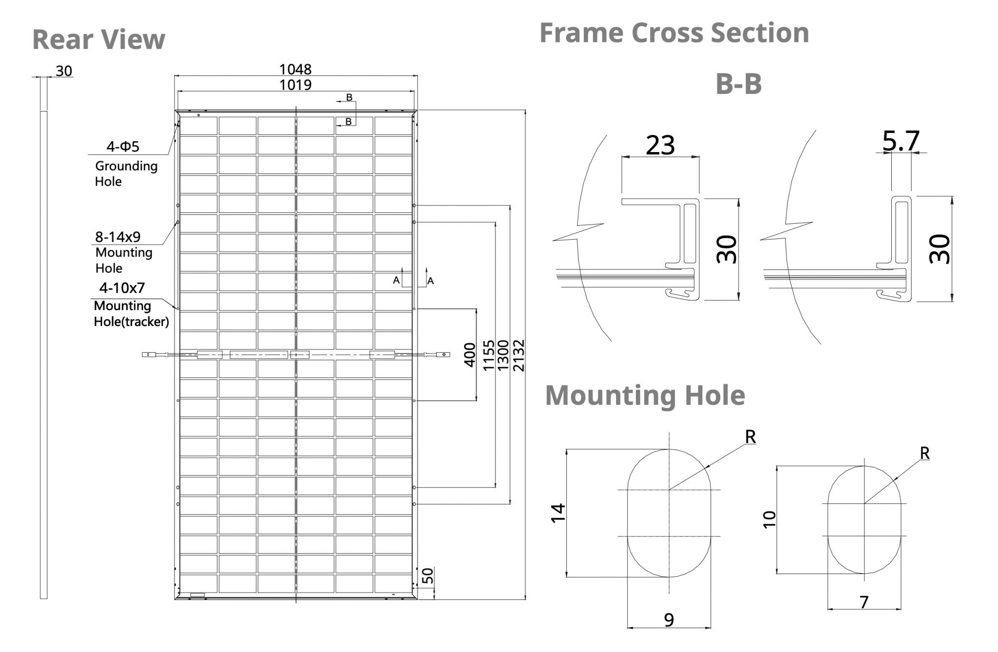 Canadian Solar 400w Poly Split Bifacial Silver Frame Clear Backsheet 1500v Landscape 1850mm 7211