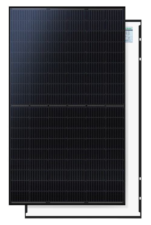 Phono Solar 440W mono Topcon black frame black backsheet, 1500V, 450mm/250mm cables, MC4