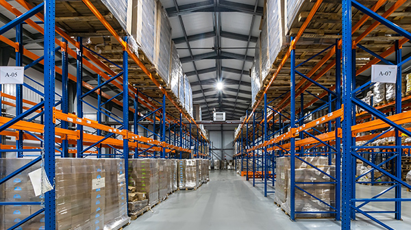 Warehouse with Solar equipment on consignment