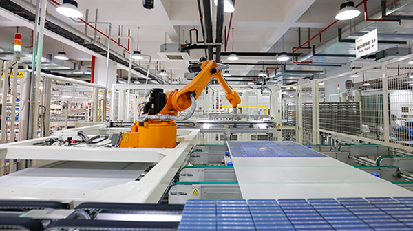 Producing new solar equipment