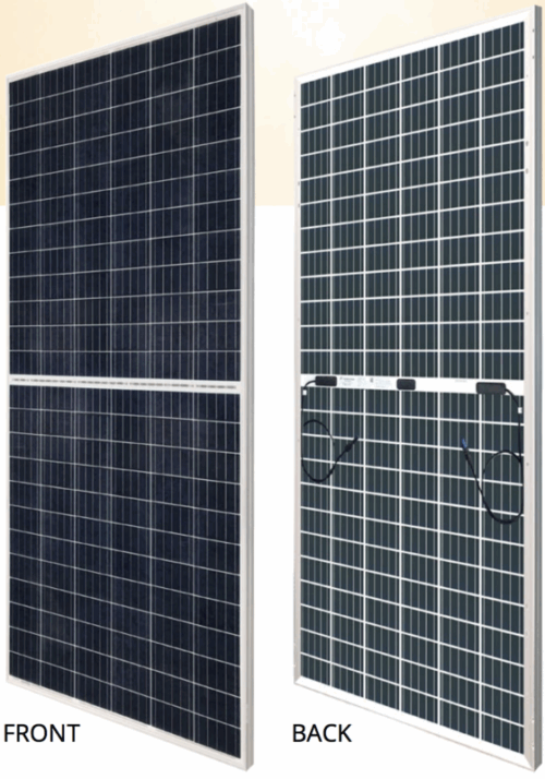Canadian Solar 370w Bifacial Mono PERC Split Cell Silver Frame Clear Backsheet, 1500v