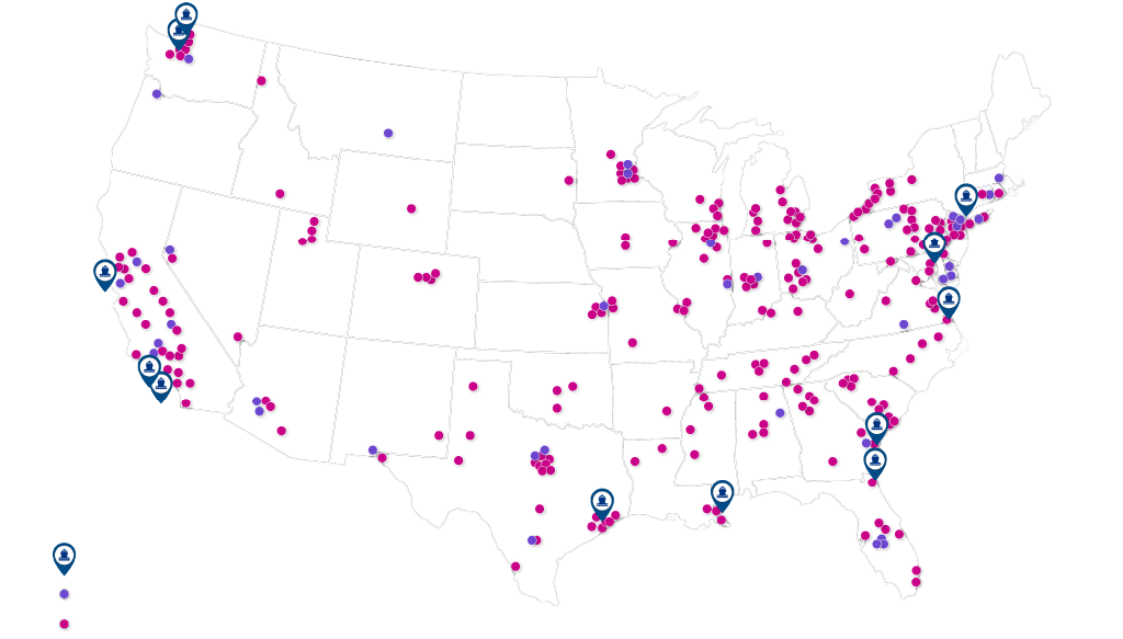 Kinect Solar warehouse network map